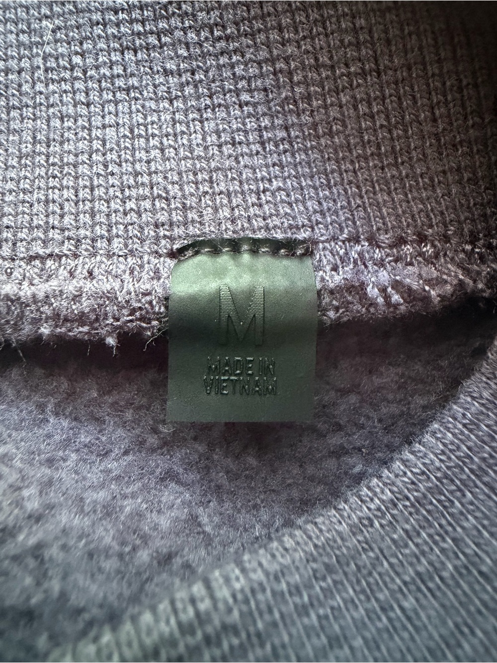 Fear Of God Essentials Marine University Fleece Crewneck Sweatshirt Size Medium - Picture 8 of 12